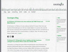 Tablet Screenshot of cocologics.com